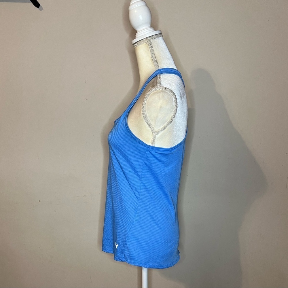 ⭐️ 3 For $15 Under Armour Women's Blue Tank Top - Picture 3 of 5